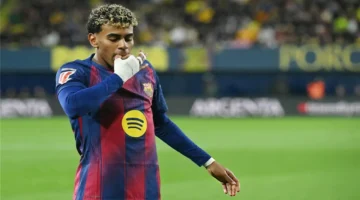 فياريرال ينهزم.. سبب إشارة يامال احتفالاً بهدفه مع برشلونة